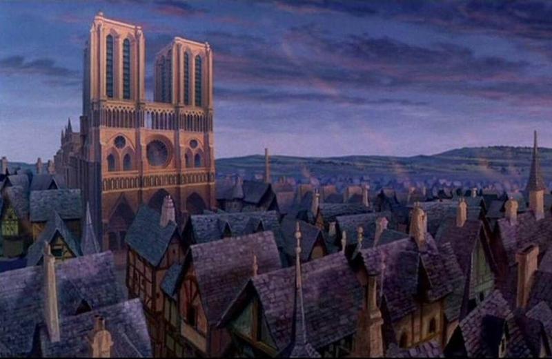 Quasimodo, le sonneur de cloches de Notre-Dame de Paris, dans la tour avec les cloches, inspiré par Victor Hugo